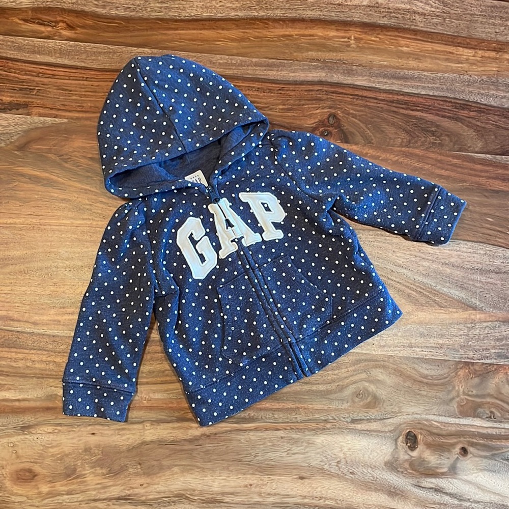 Gap Zip Up Hoodie 6-12 Months